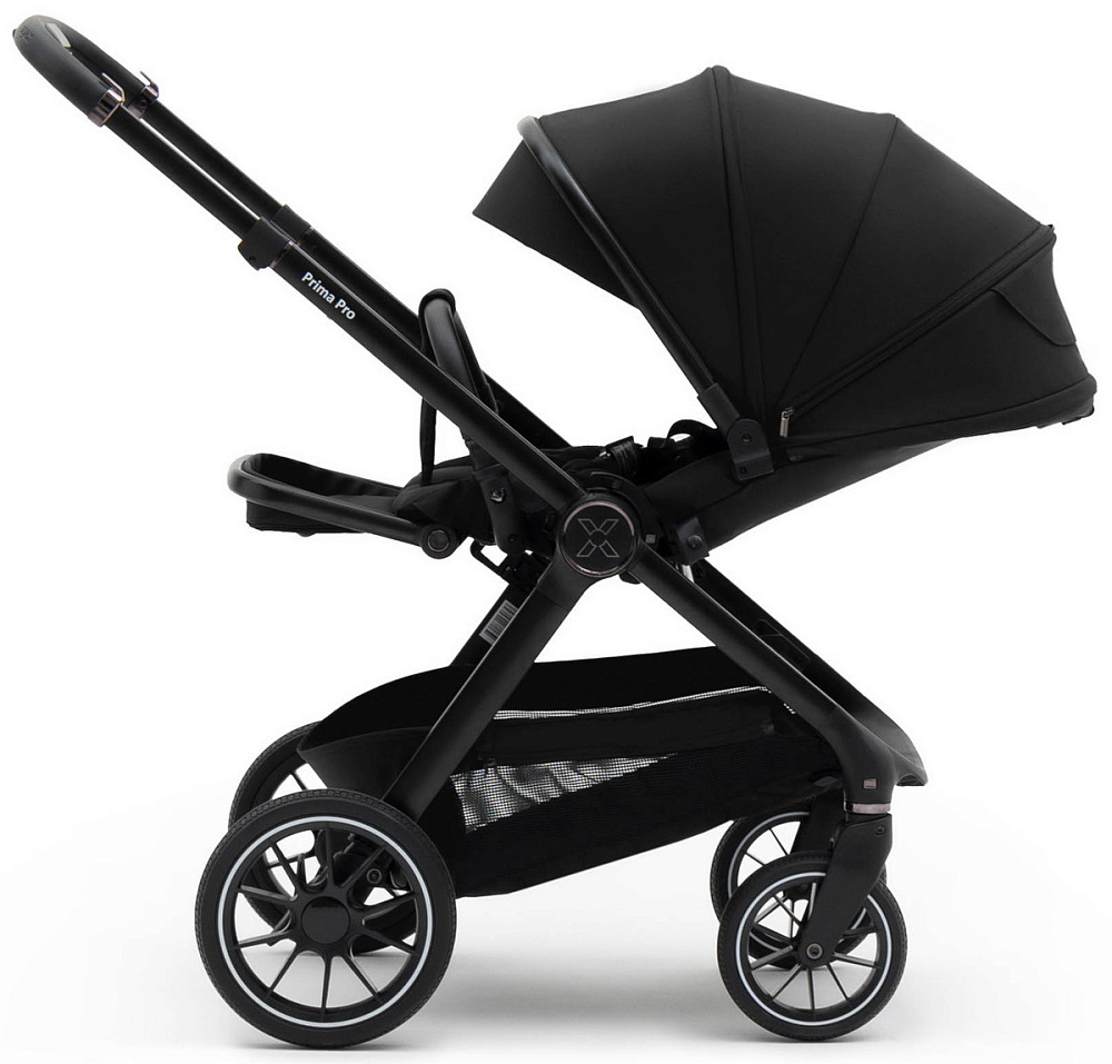 Коляска Agex Prima Pro 3 в 1 с автокреслом i-Safe S Black APP626 Black (Черный)