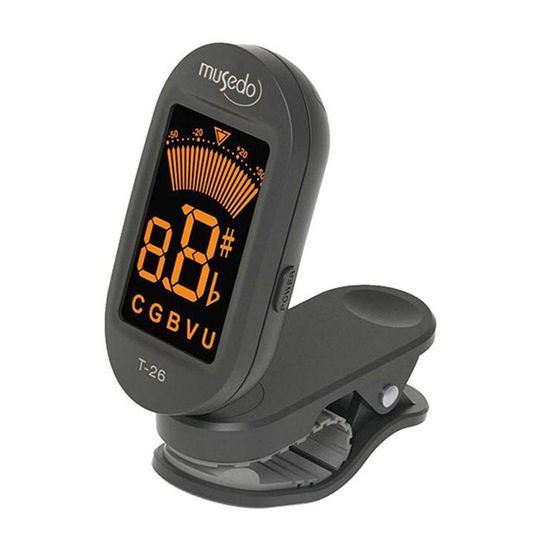 Тюнер хроматический на прищепке, Musedo T-26