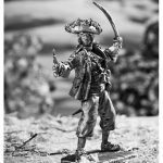 Оловянная фигурка Женщина Пират Бонни Энн. 1700-1782 г.