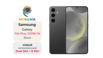 Samsung Galaxy S24 Plus 12/256 ГБ Black