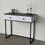 Туалетный столик консоль ROYAL 5311 эко (Металл Бруклин-Черный-р.черная)