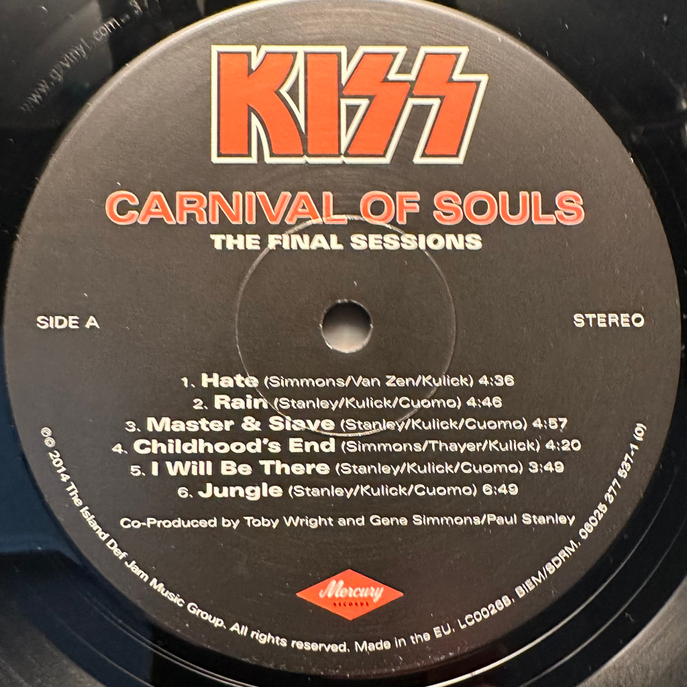 Kiss - Carnival Of Souls (Европа 2014г.)