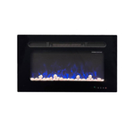 Электрический очаг Real Flame Alpha Pebble (с камнями, обогрев, пульт ду)