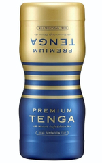 Мастурбатор TENGA Premium Dual Sensation Cup (Цвет: синий)