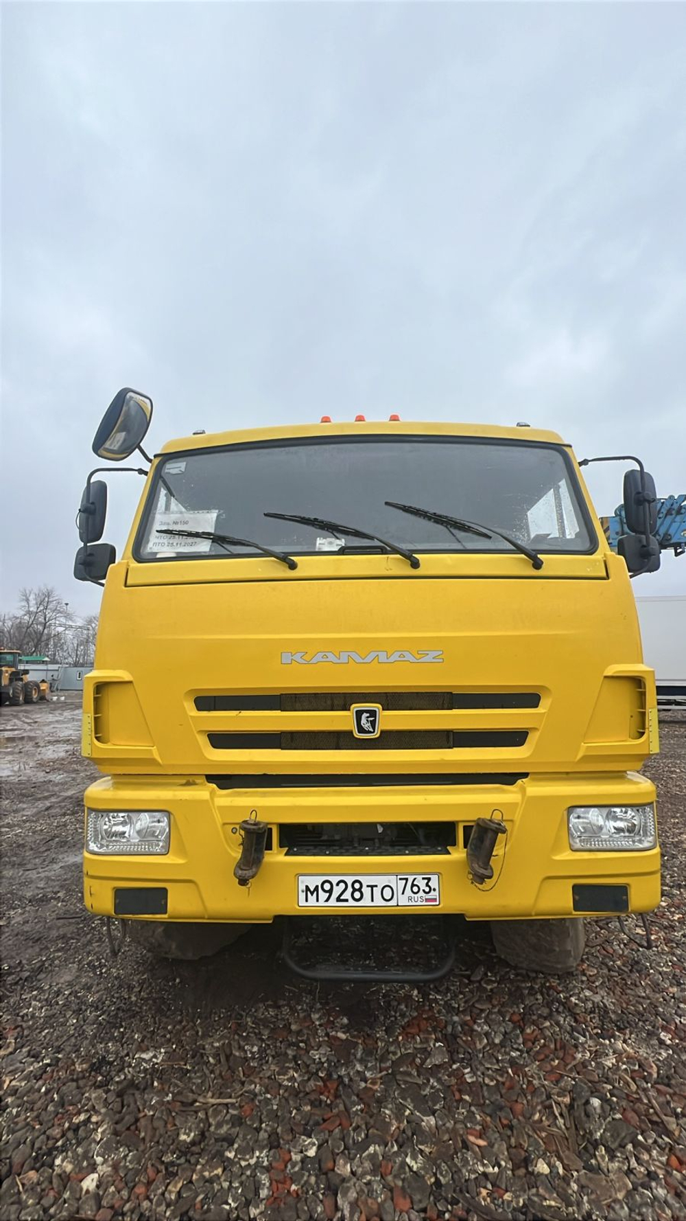 Строительные подъемные машины (СПМ) 7324* на шасси КамАЗ 53504 6x6 Седельный тягач с КМУ 732414 (Диз