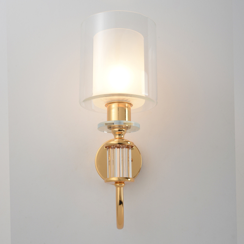 Настенный светильник Crystal Lux ELENA AP1 GOLD
