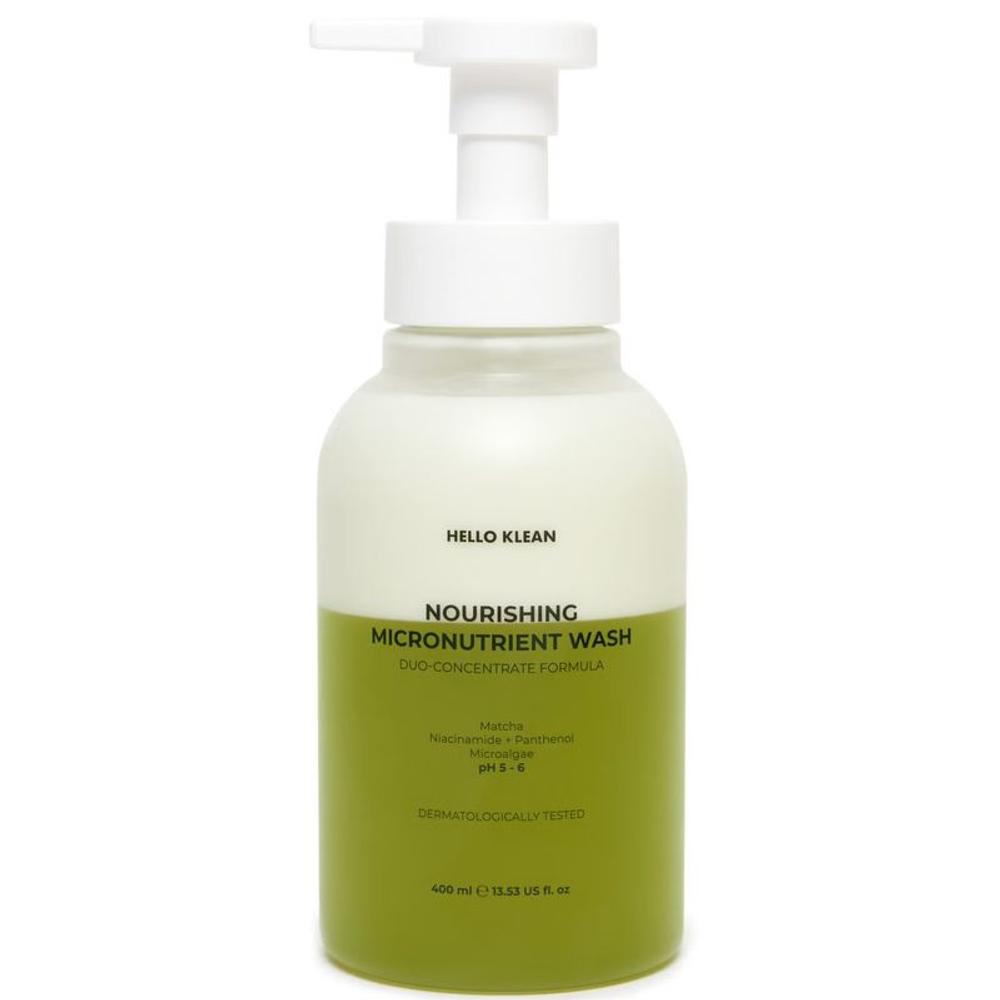 HELLO KLEAN Гель-пенка для душа Nourishing Micronutrient Wash 400