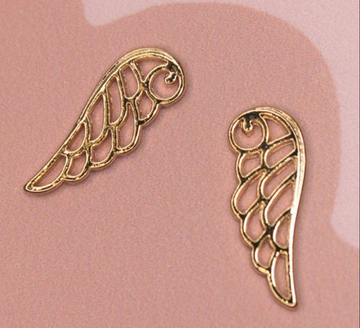 Подвеска крыло 23 мм позолота