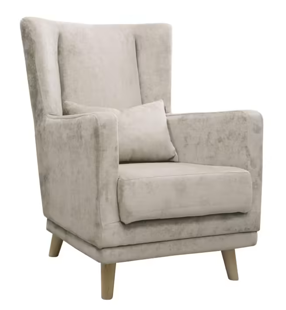 Кресло "Интерьерное" (NEWTON Light Beige, 1 категория), Комфорт-S