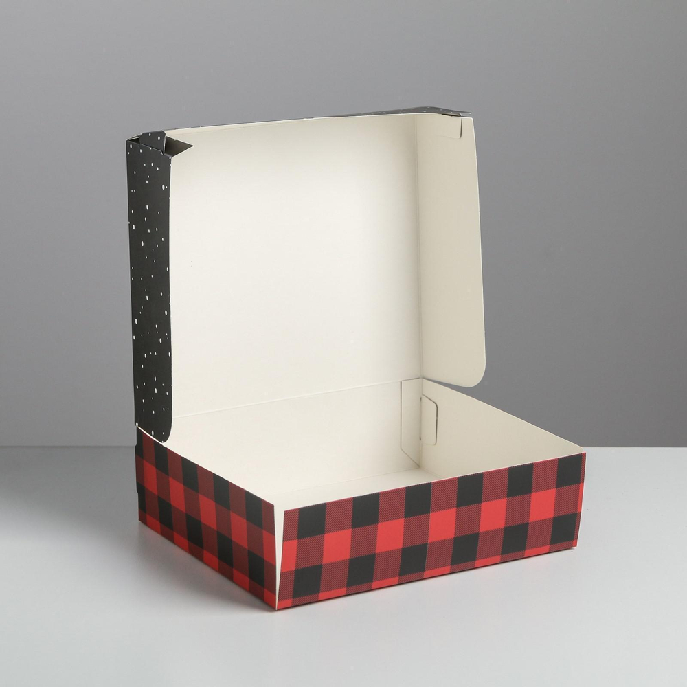 Упаковка для кондитерских изделий «С Новым годом, борода», 20  17  6 см