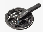 Система Shimano Altus М311, 170мм, Квадрат, 42/32/22Т, черный