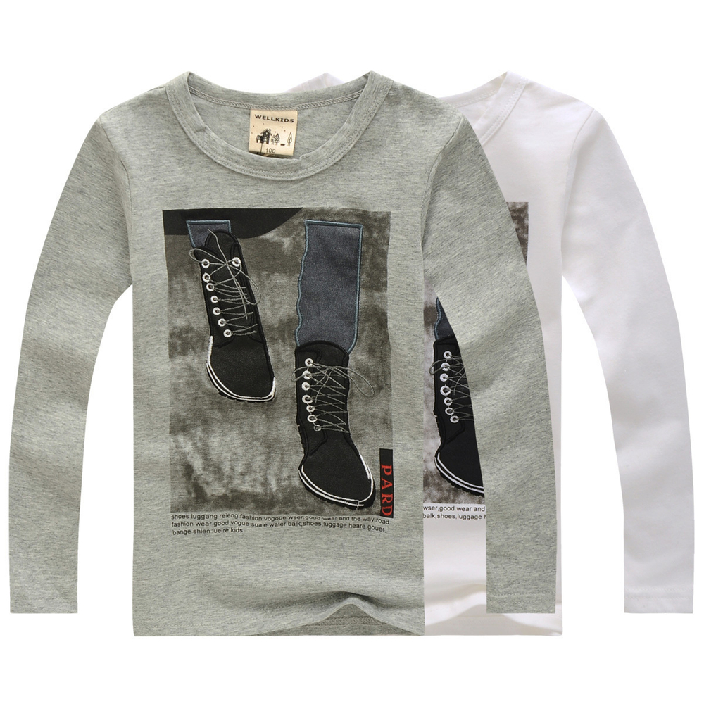 Лонсглив детский однотонный с фотопринтом и аппликацией