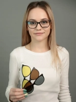 Оправа для очков с магнитными накладками 4в1