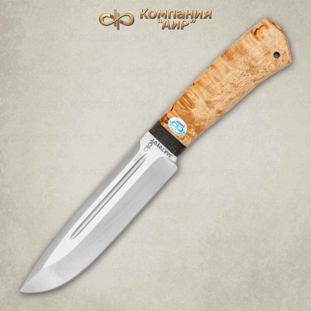 Нож АиР Селигер (карельская береза, 95х18)