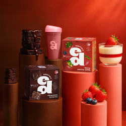 ED SMART Шейкер розовый с клапаном, 300 мл