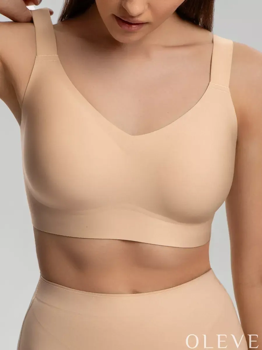 Бесшовный бюстгальтер Plus size