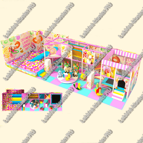Детский игровой лабиринт "Сладкое приключение"