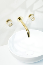Boheme Смеситель из стены ELEGANTE на 3 отв. GOLD