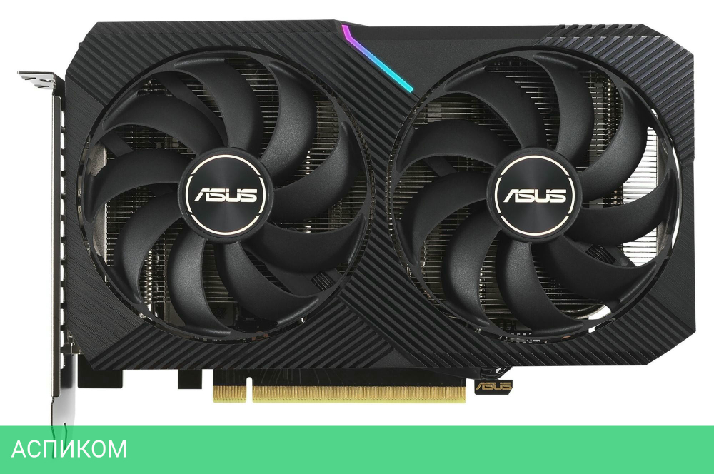 Видеокарта ASUS Dual GeForce RTX 3060 V2 OC 12GB GDDR6 (DUAL-RTX3060-O12G-V2)