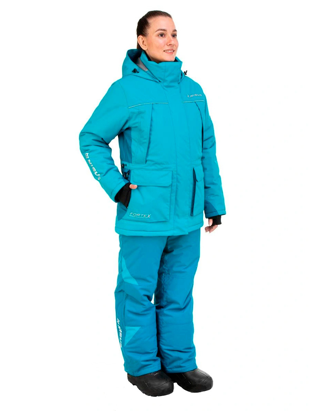 Костюм зимний Nisus MIRA 15/15 К, фуксия/серый, Шелтер до -40С, размер XL (T-M-XL-50-170-F)