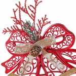 Украшение новогоднее «Сказочные переливы» 19*14 см, Красный