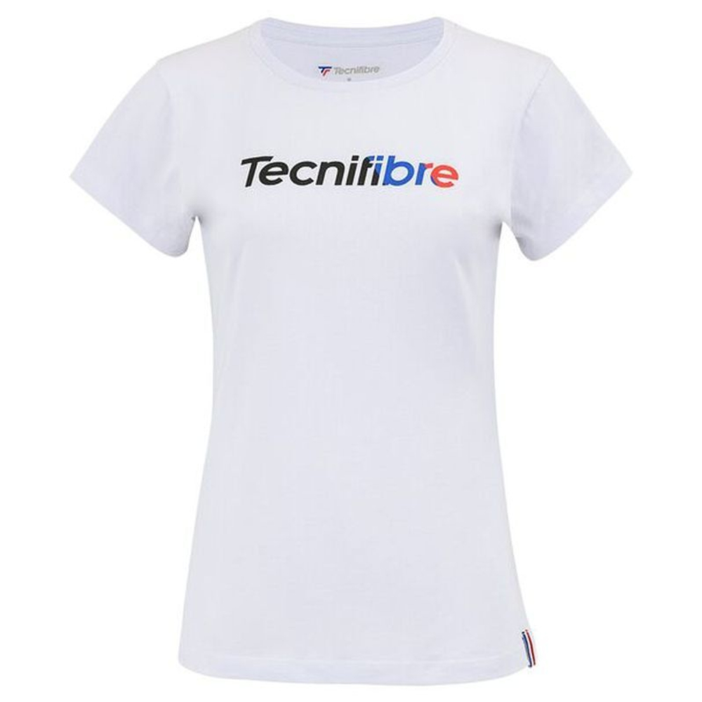 Женская теннисная футболка Tecnifibre Club Tee 22 - белый