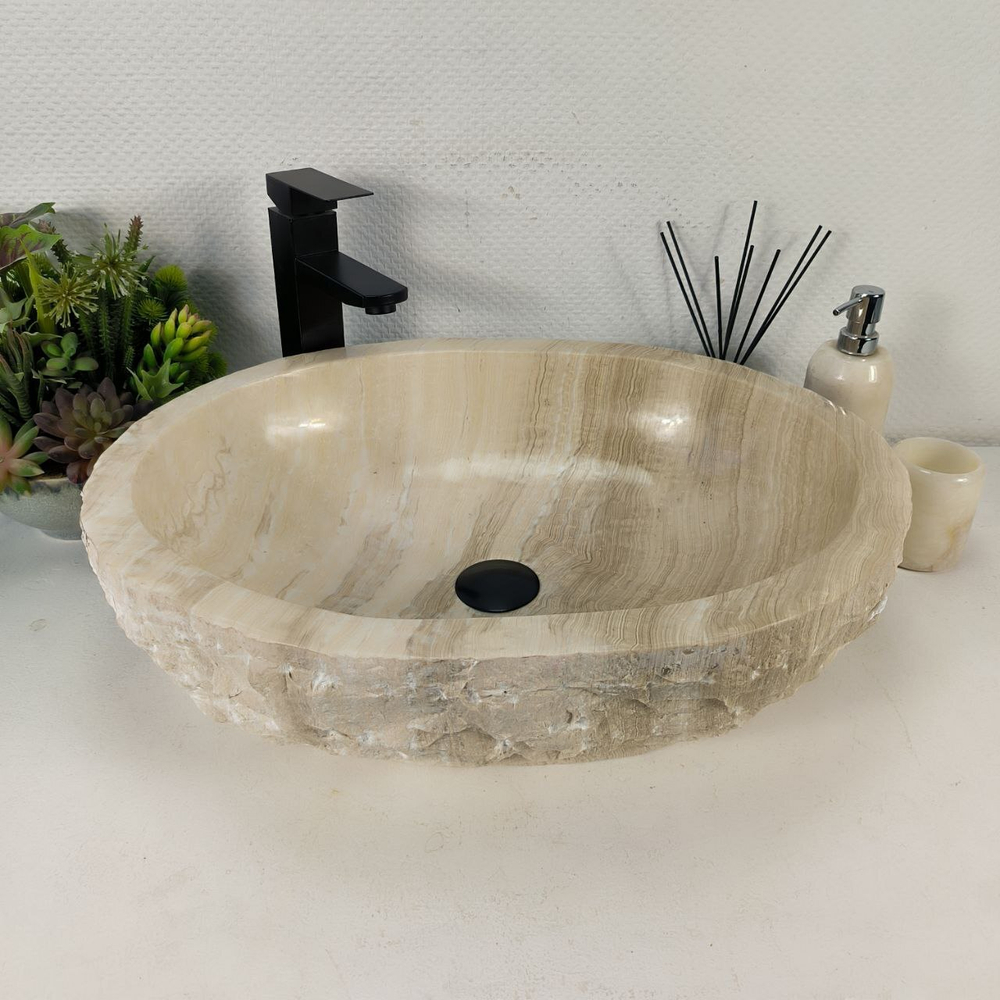 Раковина из оникса Erozy White EO-64440 56*43*15 0214