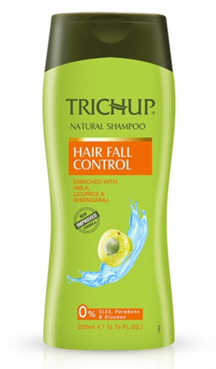 VASU TRICHUP Natural Shampoo Hair Fall Control Шампунь против выпадения волос с амлой и лакрицей 400мл