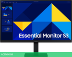 Монитор Samsung 24" Essential S3 S24D300GAIXCI