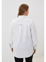 Рубашка белая с отделкой