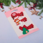 Зажимы для волос 3шт «PodarkiGrad - Озорные Друзья» 3 см