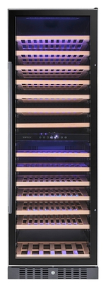 Винный шкаф Temptech Premium WP180DCB двухзонный черный