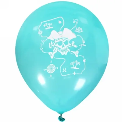 Воздушные шары 25 шт, 10»/25см «Пират», (микс)