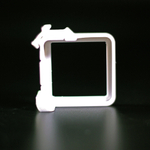 Крепление боковое для реле Matter Smart Switch B9 на динрейку, белое