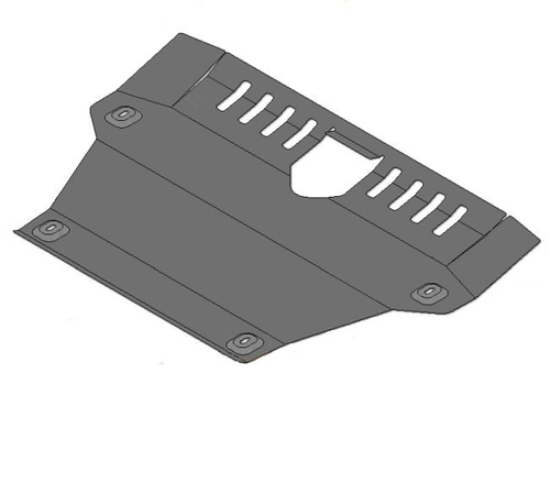 Защита ALFeco рулевых тяг для Land Rover Discovery 4 2009-2016, V-все (сталь 2 мм) арт.ALF3808st