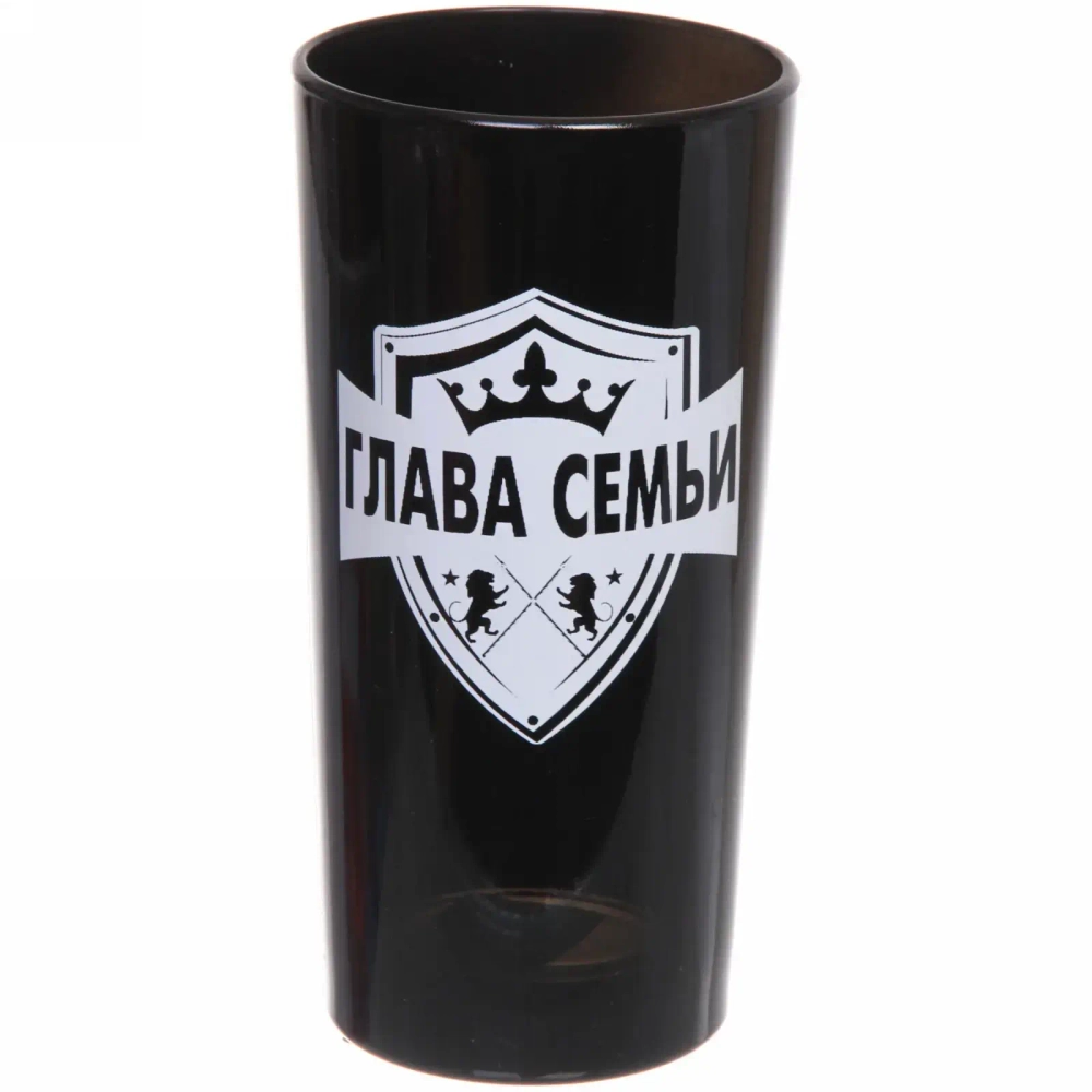 Стакан 280мл Черный оникс «Для мужчин (10 видов) без упаковки