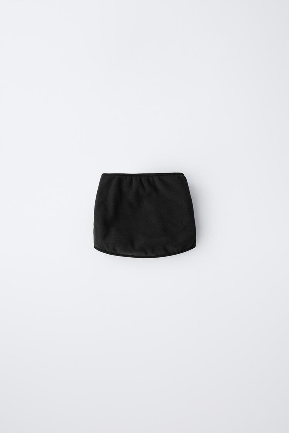 ZARA СНУД ИЗ ПОЛАРФЛИСА POLARTEC ®, ЧЕРНЫЙ