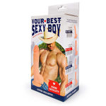 Телесный фаллоимитатор из киберкожи - 13 см. (Цвет: телесный)