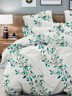 Простынь на резинке полисатин Simple House "Фаншань" 160x200 см