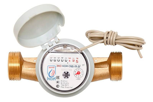 Счетчик воды ЭКОНОМ-25Х КМЧ ДГ импульсный 5393