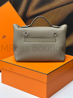 Женская сумка Hermes бежевого цвета