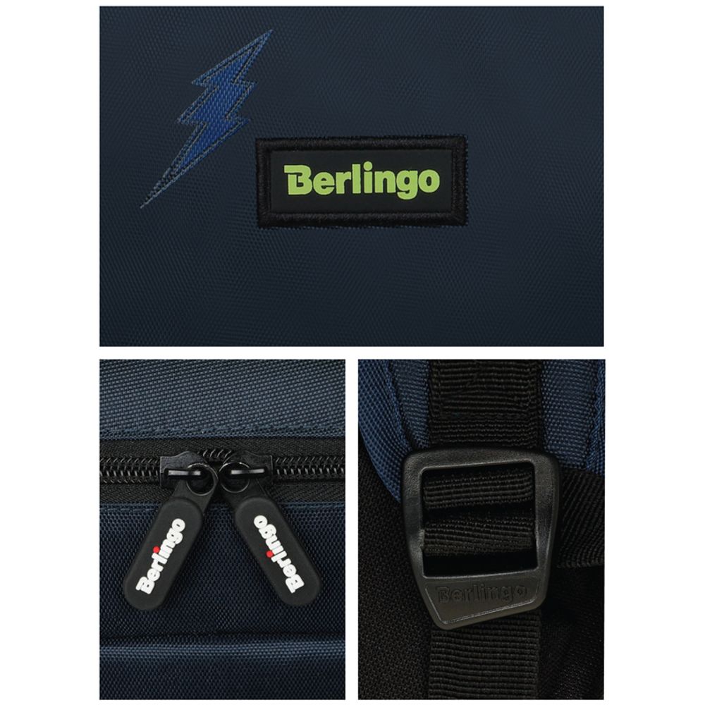 Рюкзак Berlingo Boom "Born to be" 38,5*29*12см, 2 отделения, 3 кармана, анатомическая ЭВА спинка