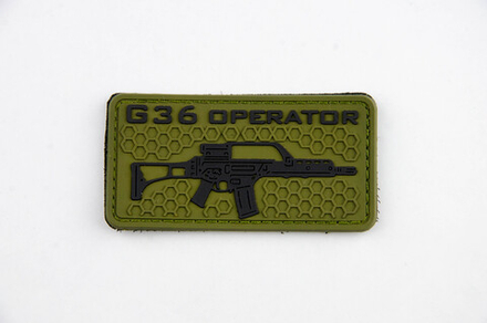 Шеврон Operator G36 PVC. Олива
