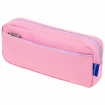 Пенал мягкий BRAUBERG PASTEL 2 отделения красный 21х9 5х5 см (3 штуки в упаковке)