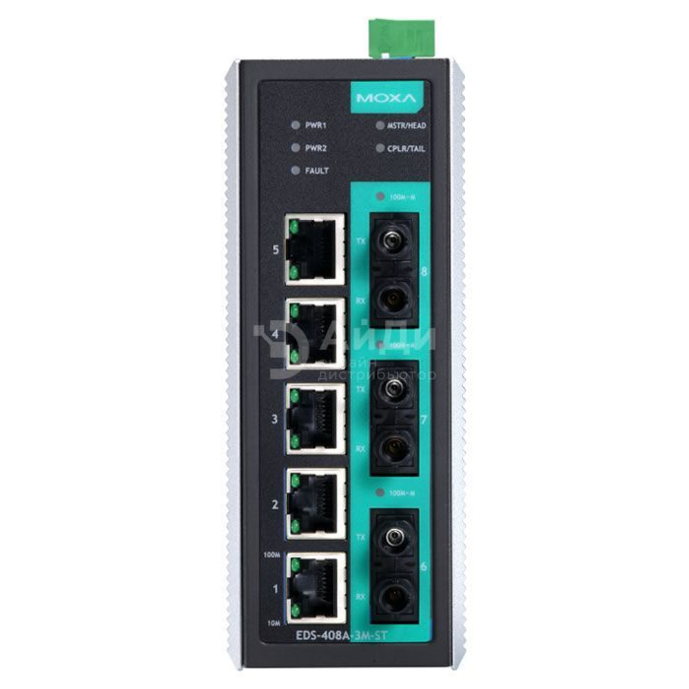 Коммутатор MOXA EDS-408A-3M-ST