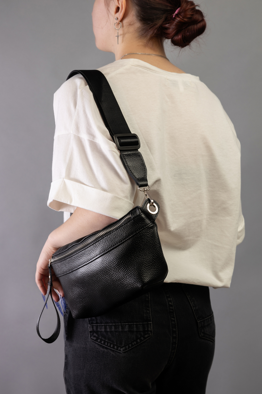 Сумка кросс-боди поясная бананка