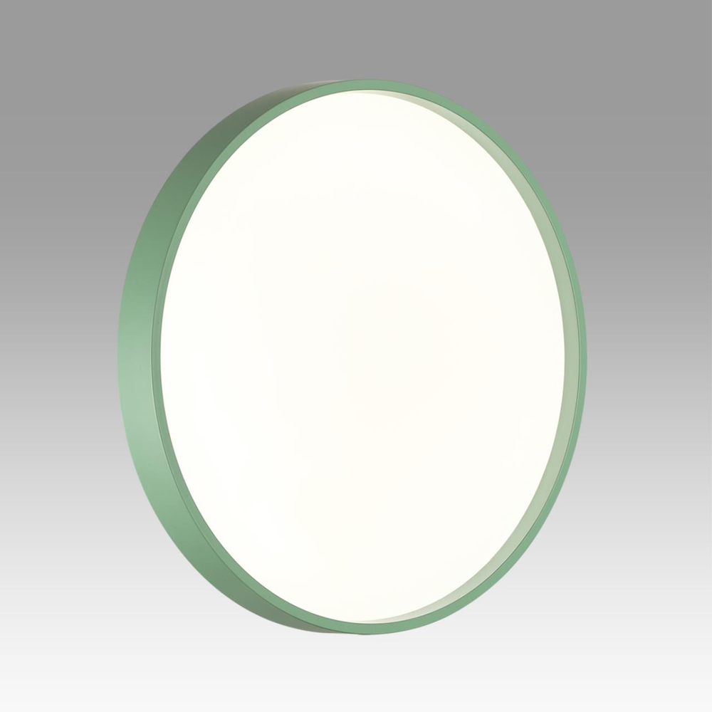 7743/CL COLOR SN 127 Светильник светодиодный потолочный пластик/белый/зеленый LED 30Вт 4000К D330 IP43 MAVIC