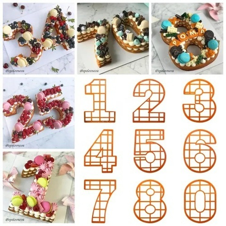 Форма для торта "Цифра 1", 25 см, 1 шт.