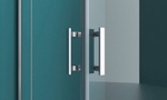 Душевой уголок BelBagno Kraft 90х80 KRAFT-AH-22-90/80-C-Cr-R профиль Хром стекло прозрачное