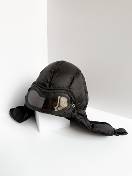 Пуховая шапка-ушанка Ai Riders, 140